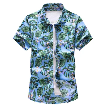 11-krāsu Vīriešu Havaju Krekls 2023 Vasarā Jaunu Stilu Modes Gadījuma Liela Izmēra Īsām Piedurknēm Beach Ziedu Zīmolu Vīriešu Apģērbi
