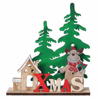 1pc Ziemassvētku Vecītis, Galda Dekorēšana Elk Sniegavīrs Galda Centrālais Galda Dekori Puses Piederumi Foto Aksesuāri
