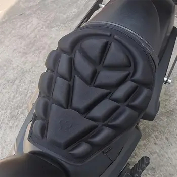 3D Šoks Absorbcijas Sēdekļa Vāku Motocikla Sēdekļa Spilvena Spilvenu Sauļošanās Motociklu Pad Motociklu Elpojošs Anti Slip Cushi X4U7
