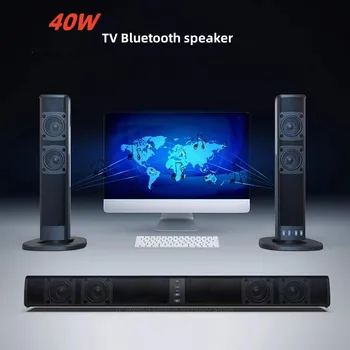BS-36 40WTV Soundbar Bezvadu Bluetooth Skaļruni, Mājas Multi-funkcionālo Locīšanas Bluetooth Stereo Atbalss Siena PC TV
