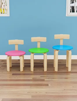 Bērnudārza bērnu atzveltnes krēsli dažādās krāsās Iegādāties norāda, Krāsu augstums
