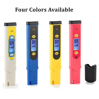 Ciparu LCD PH-Metrs Pildspalvu 0.1 Augstas Precizitātes Pildspalvas Ūdens Tīrības Kvalitāte Kabatas Pārnēsājamo Termometru Dzeramā Baseins, Ūdens Analyzer