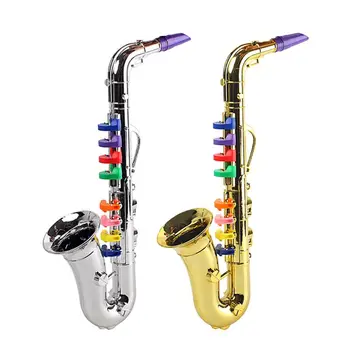 Interaktīvās Mūzikas Instrumenti Bērniem, Mūzikas Simulācijas Mini Saksofonu Taures Rotaļlietas Piliens Kuģniecība