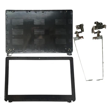 JAUNS Acer Aspire E1-510 E1-530 E1-532 E1-570 E1-532 E1-572G E1-572 black LCD top uz lietu/LCD Bezel Vāka/LCD displeja eņģes