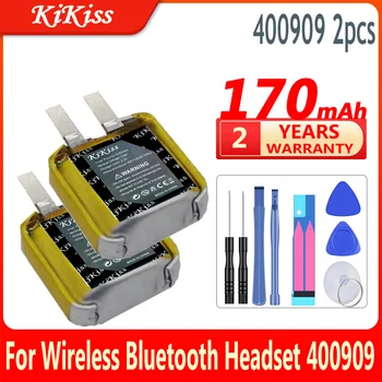 KiKiss Jauns Akumulators 170mAh Bezvadu Bluetooth Austiņas 400909 401010 401012 501010 501012 Baterijas