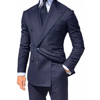 Kostīmu Homme Slim fit Vīriešu Uzvalks, Kāzu Dubultā Krūtīm, Oficiālas Uzņēmējdarbības Līgavainis Uzvalku individuāli Labākais Cilvēks Oficiālas Personas Kostīmi