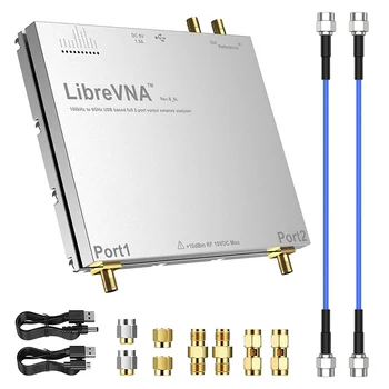 LibreVNA 2.0 100KHz-6GHz Tīkla Analizators,USB, Pamatojoties Pilnu 2-Ostas ar Ārējās Atsauces Ieejas/Izejas,6-Layer PCB Pasākums