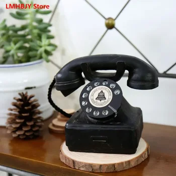 LMHBJY Vintage Vintage Telefona Sveķu Rotājumi Radošo Mājas Apdare Amatniecības Dāvanu Rotājumi