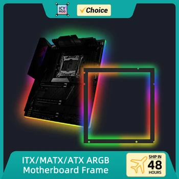 Mainboard A-RGB Apgaismojums Rāmis ATX, MATX ITX 5V3Pin Mātesplati Apgaismojums AURA PC SYNC Gadījumā LED Lentes Varavīksnes Pasūtījuma MOD Panelis