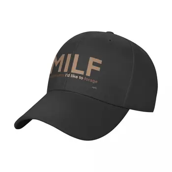 MILF Sēnes Id Patīk Lopbarības Brūna Modes Beisbola cepure naģene Vīriešu Cepure Sieviešu Klp Golfa Klp Cepures Vīriešiem