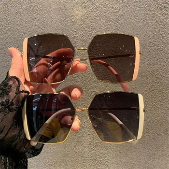 Modes UV400 Vintage Dāmas, Saules Brilles Toņos Braukšanas Briļļu Sieviešu Saulesbrilles