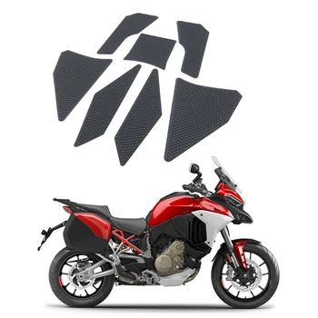 Motocikla Degvielas Tvertnes Paliktņa Uzlīmēm Sānu Lodziņā Ceļgalu Aizsardzības Uzlīmes Gumijas Ducati Multistrada V4 S 2021 2022 2023 Detaļu Komplekts