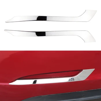 Nerūsējošā Tērauda Aizmugurējais Miglas Lukturis Rāmis Dekoratīvā Sloksne, Spilgti Eksterjera Modifikāciju Īpašu Asti Apgriezt, lai Tesla Model 3