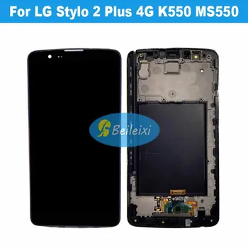 Par LG Stylo 2 Plus 4G MS550 K550 LCD Displejs, Touch Screen Digitizer Montāža