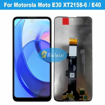 Par Motorola Moto E30 XT2158-6 XT2159-1 XT2159-2 LCD Displejs, Touch Screen Digitizer Montāža Moto E40 XT2159-3 XT2159-6