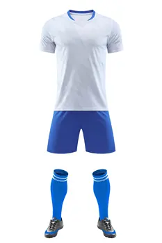 Pasūtījuma Vairumtirdzniecības Jaunāko Dizaina Vīriešu Futbola Jersey Jaunatnes Futbola Kopums Quick Dry Elpojošs Futbola Formas, Mācību Sporta apģērbu