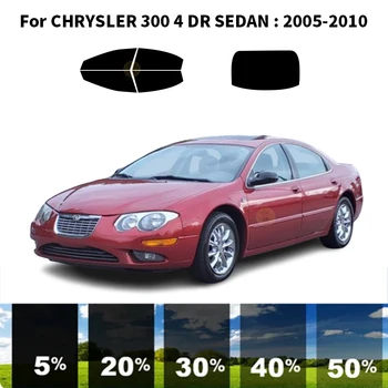 Sagrieztos nanoceramics auto UV Window Tint Komplekts Automobiļu Logu Plēves, Par CHRYSLER 300 4 DR SEDANS, 1999. līdz 2004. gadam