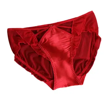 Seksīga Sarkana Biksītes Sievietēm Jauno Gadu Apakšveļa Biksītes Mežģīņu Biksītes Dāmu Apakšbikses Redzēt Cauri Siksnas Un G String Bikini