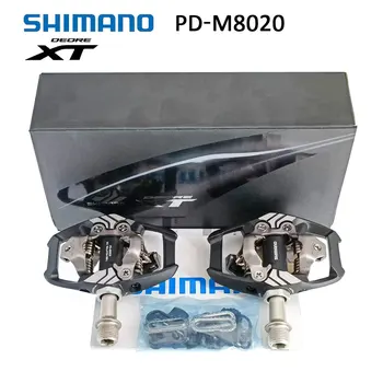Shimano DEORE XT PD M8020 Pedāli Kalnu Velosipēds ar Pedāļiem Sacīkšu Klases pašbloķējoši SPD Pedāļiem ar SH51 Radzes Velosipēdu Velosipēdu Daļas