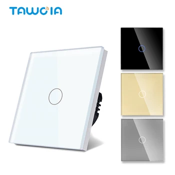 TAWOIA Touch Sensors Durvju Slēdzis 1 Banda Stikla Panelis Sienas Dingdong Slēdzis Piemērots Mehānisko Durvju zvans Ar Transformatoru