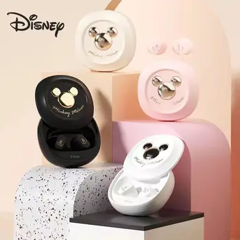 TWS Disney Mickey Mouse Bluetooth Austiņas Multiplikācijas filmu Radošo Bezvadu Austiņas Stereo Sporta Austiņas ar Uzlādes Rūtiņu Tālruni