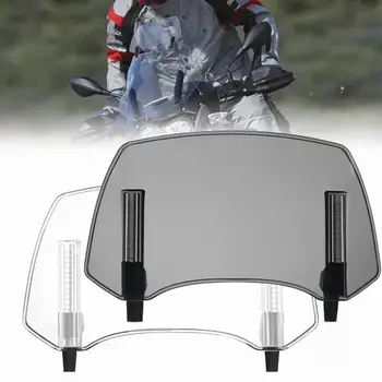 Universālo Motociklu Vējstikla Pagarināšanu Izturīga Priekšējā stikla Regulējams Viegla Uzstādīšana Vējstikla Supplie Pretvēja Izjādes